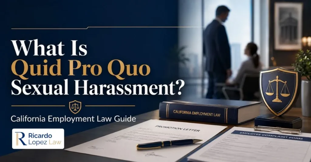 What Is Quid Pro Quo Sexual Harassment?